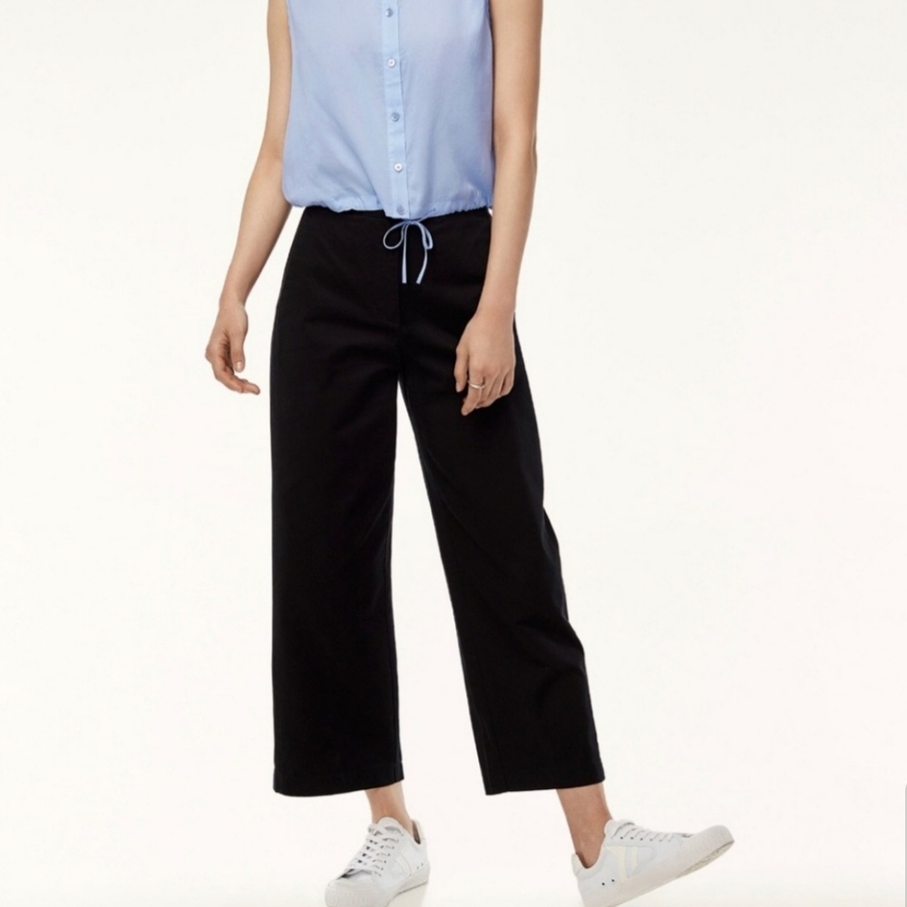 Aritzia Babaton Walsh Pants Crop Wide Leg NWOT